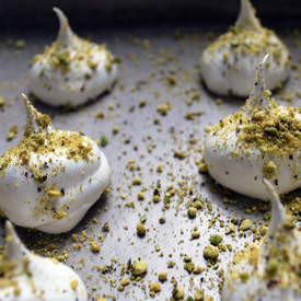 Rose Infused Meringue Cookies