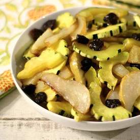 Roasted Delicata Squash and Pear