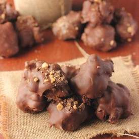 Peanut Toffee Chocolate Clusters