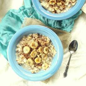 Fried Banana Oatmeal