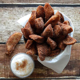 Vegan Cinnamon Apple Fries