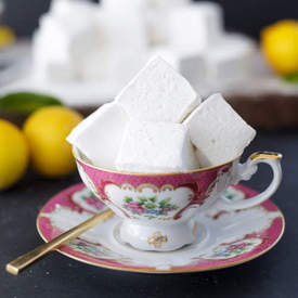 Homemade Lemon Meringue Marshmallows