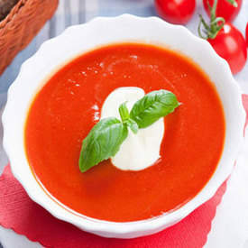 Chilled Tomato Soup With Garlic