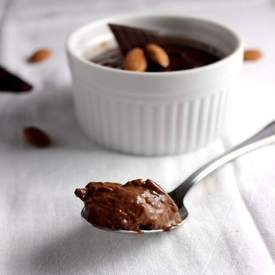 Homemade Chocolate Almond Pudding