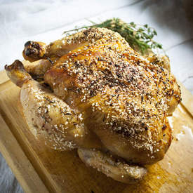 Simple Roasted Chicken and Root Vegetables