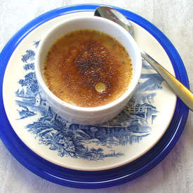 White Chocolate & Vanilla Chai Tea Creme Brulee