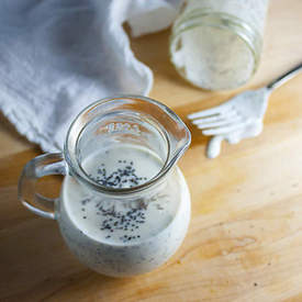 Lightened Up Creamy Poppy Seed Dressing