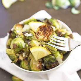 Roasted Garlic Brussels Sprouts