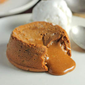 Molten Dulce de Leche Cake