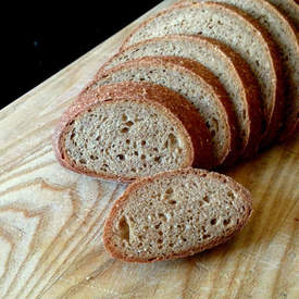 Whole Grain, No-Knead Sourdough Bread
