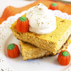 Pumpkin Cheesecake Bars