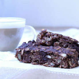Chocolate and banana bars