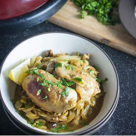 Lemon and Olive Chicken Tagine