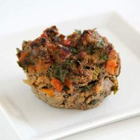 Cherry Chipotle Meat Loaf Cupcakes