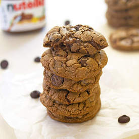 Nutella Chocolate Chip Cookies