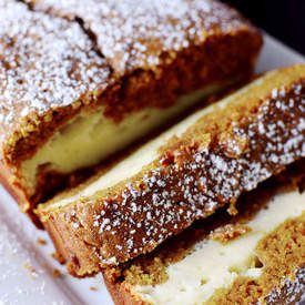 Cream Cheese Filled Pumpkin Bread