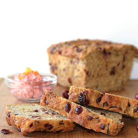 Vegan Cranberry Wild Rice Bread