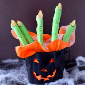 Witch Finger Pretzels