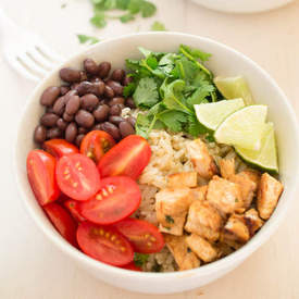 Healthy Chicken Burrito Bowl 