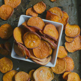 Sweet potato chips 3 ways