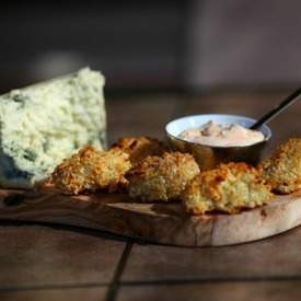 Cauliflower Potatoe Blue Cheese Tots