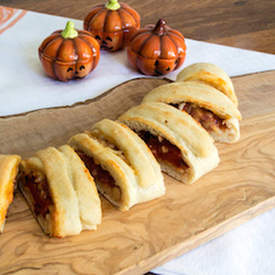 Vegetarian Calzone Mummys