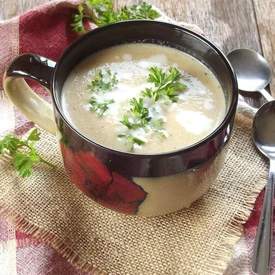 Blackened Cauliflower Soup