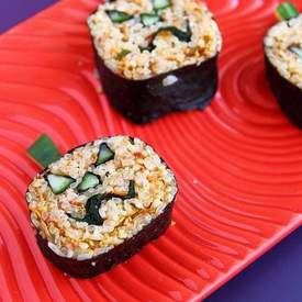 Halloween Pumpkin Sushi