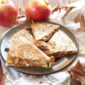 Apple Peanut Butter Quesadilla