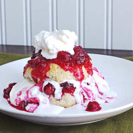 Cranberry Shortcake