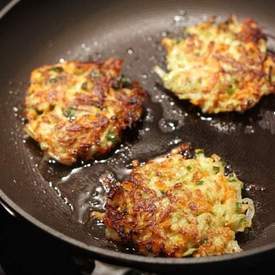 Kohlrabi fritters