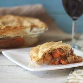 Beef Stew with Puff Pastry