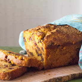 Cranberry Pumpkin Bread with Chocolate Chips