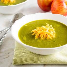 Apple spinach soup