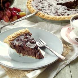 Vegan Chocolate Pecan Pie