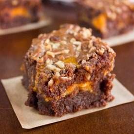 Pumpkin Nutella Brownies