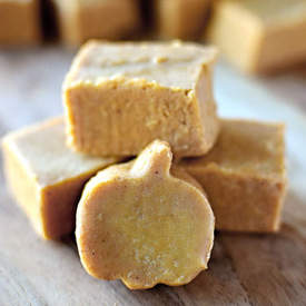Peanut Butter Pumpkin Fudge