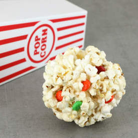 M&M Popcorn Balls