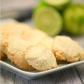 Almond Lime Macaroon Cookies