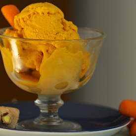 Gingered Carrot Ice Cream