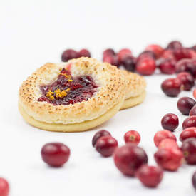 Cranberry Marzipan Cookies
