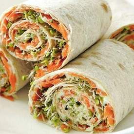 Veggie Lavash Snack Rolls