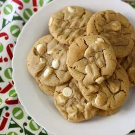 White Chocolate Peanut Butter Cookies 