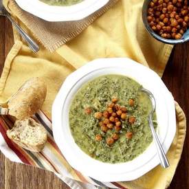 Vegan Creamy Kale Soup