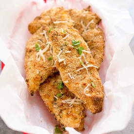 Crispy Baked Parmesan Chicken Tenders