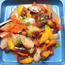 Glazed Baby Carrots Dijon