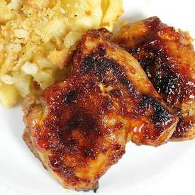Sweet & Spicy Boneless Chicken Thighs
