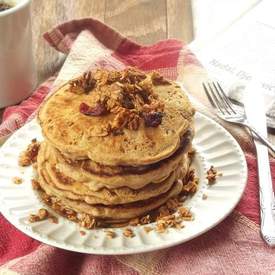 Vegan Granola Pancakes