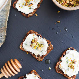 Pistachio Basil Ricotta Spread