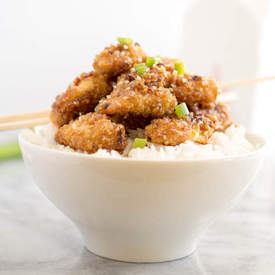 Easy Honey Garlic Sesame Chicken 